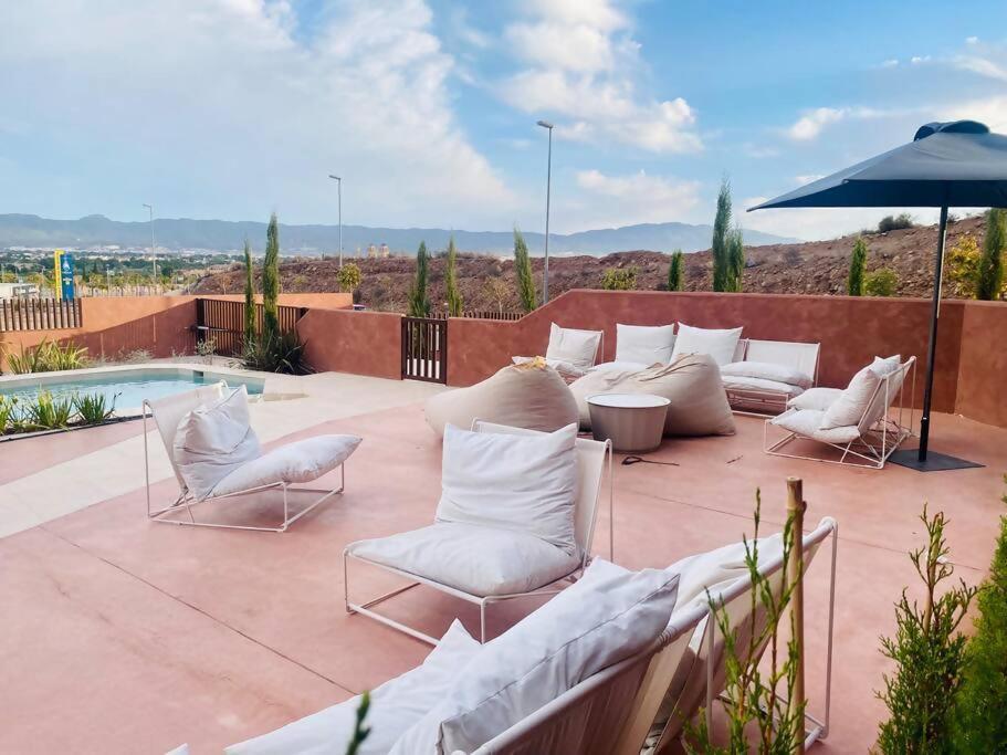 Piscina Chic Con Gran Terraza Apartamento Múrcia Exterior foto